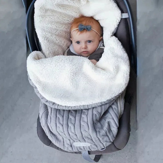 Chancelière bébé™ - Sac de couchage en laine et polaire