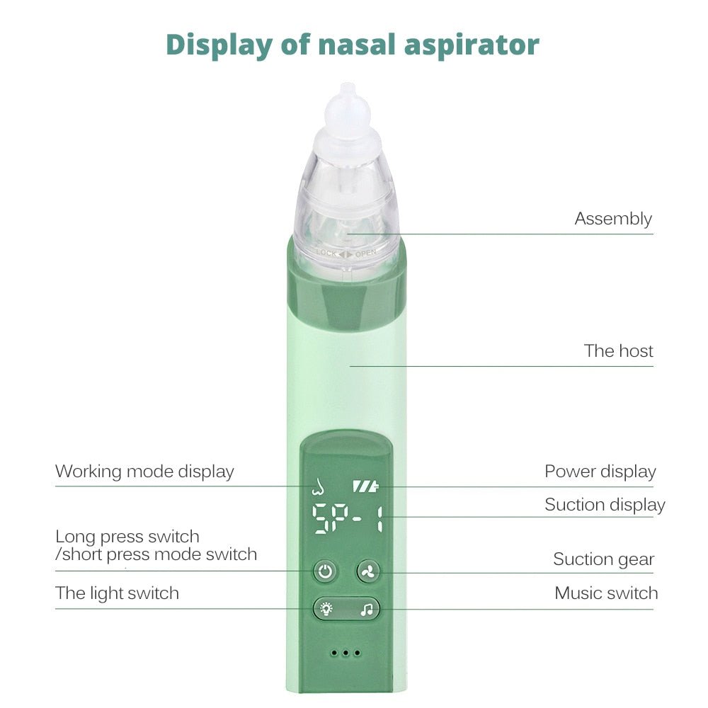 Baby Nasal™ - Aspirateur nasal réglable pour bébé - Momsland